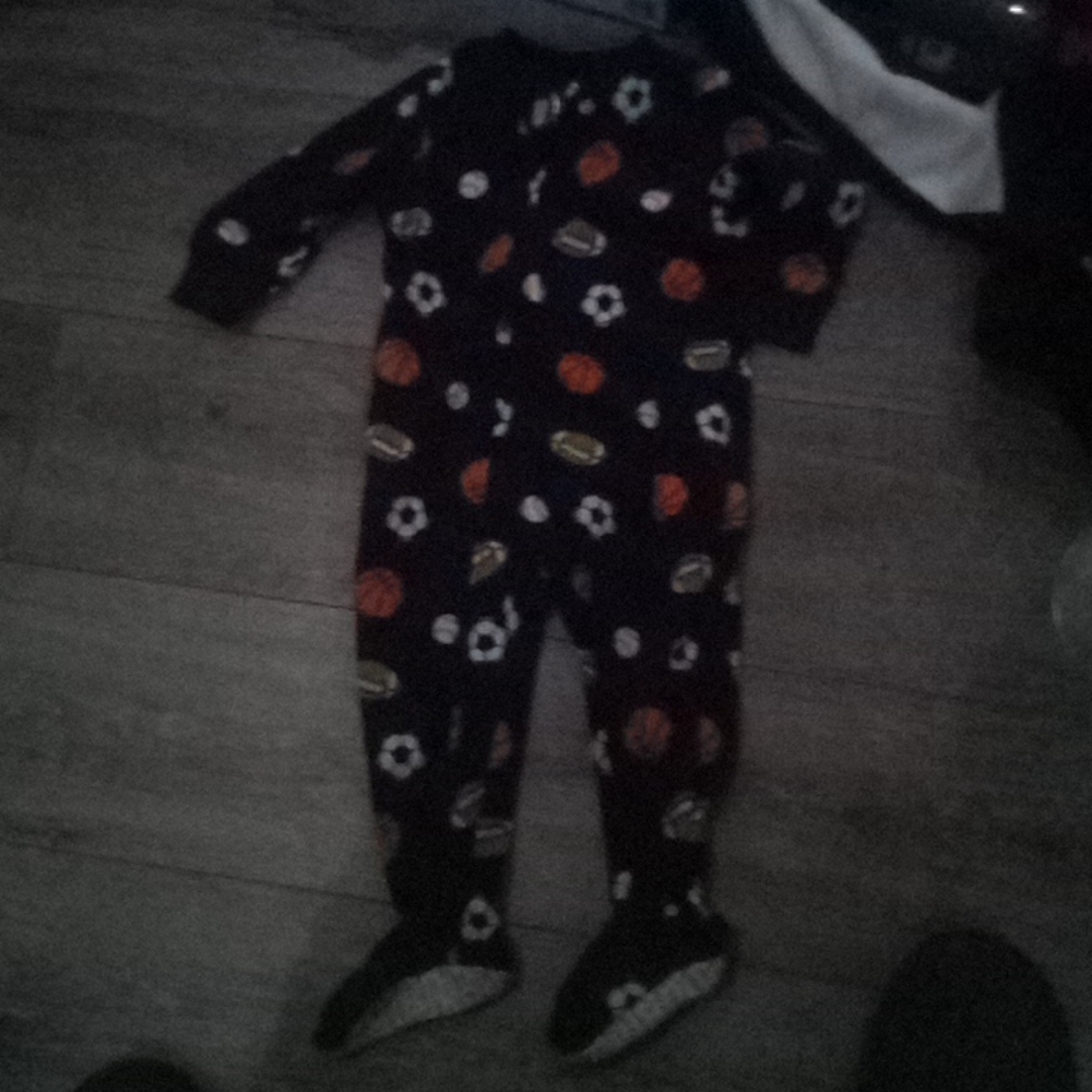 Sports print footsies